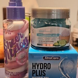 Sheer Melody Serum and Hyaluronic Acid Scrub Set